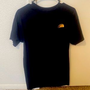 Riot Society Taco T-Shirt Short Sleeve Size Medium Black